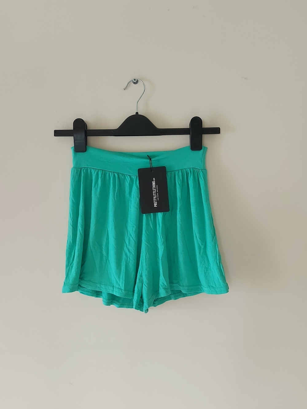 Prettylittlething Aqua Green Color Shorts Size 0 (Cant Ship Until May 16th)